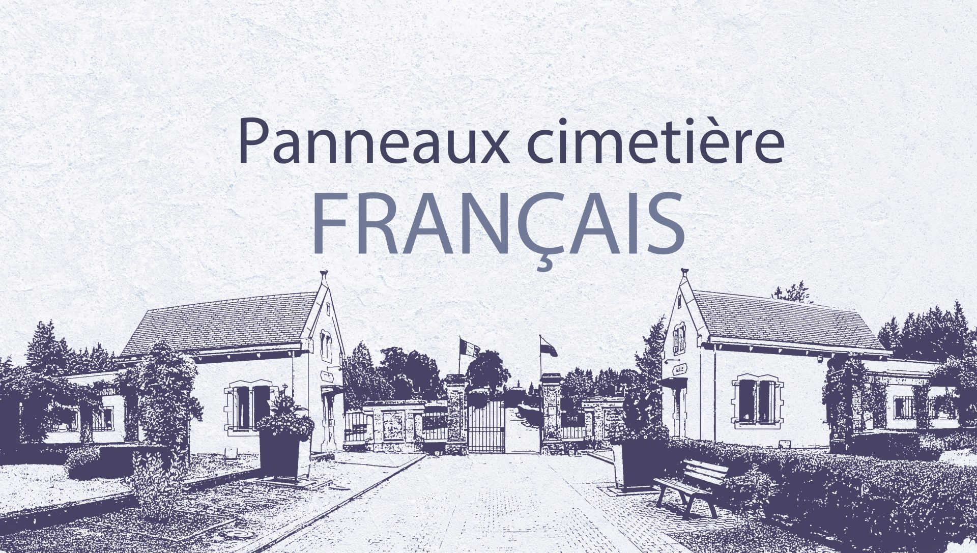 Français Panneaux cimetière en français Office du Tourisme Arlon