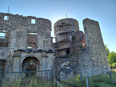 The ruins of the Autelbas castle