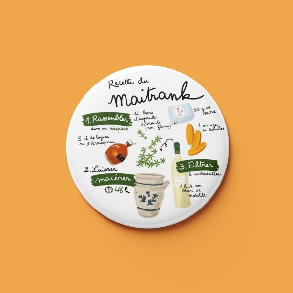 Magnet "recette du Maitrank"
